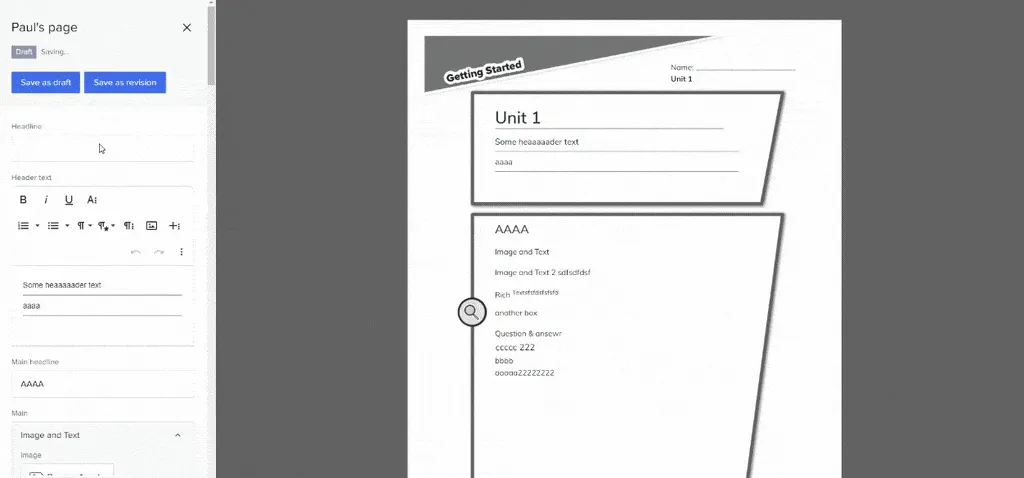 Image. Intuitive WYSIWYG editor