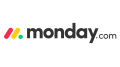 Monday.com logo with colorful design and text