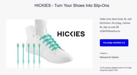 HICKIES elastic laces turning shoes into slip-ons with no tying needed.