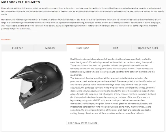 Black dual sport motorcycle helmet with visor in side view.