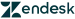Zendesk logo with green text on a white background